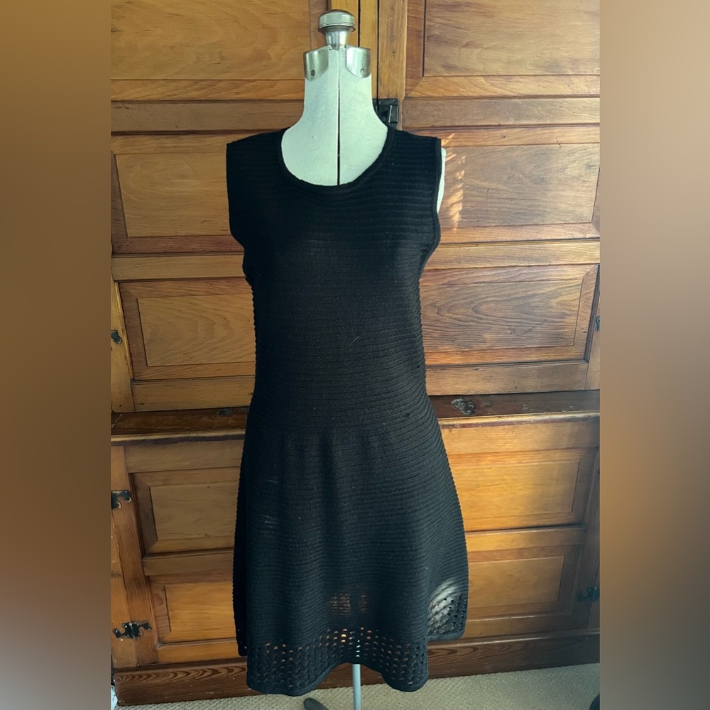 5/48 Black Knit Dress